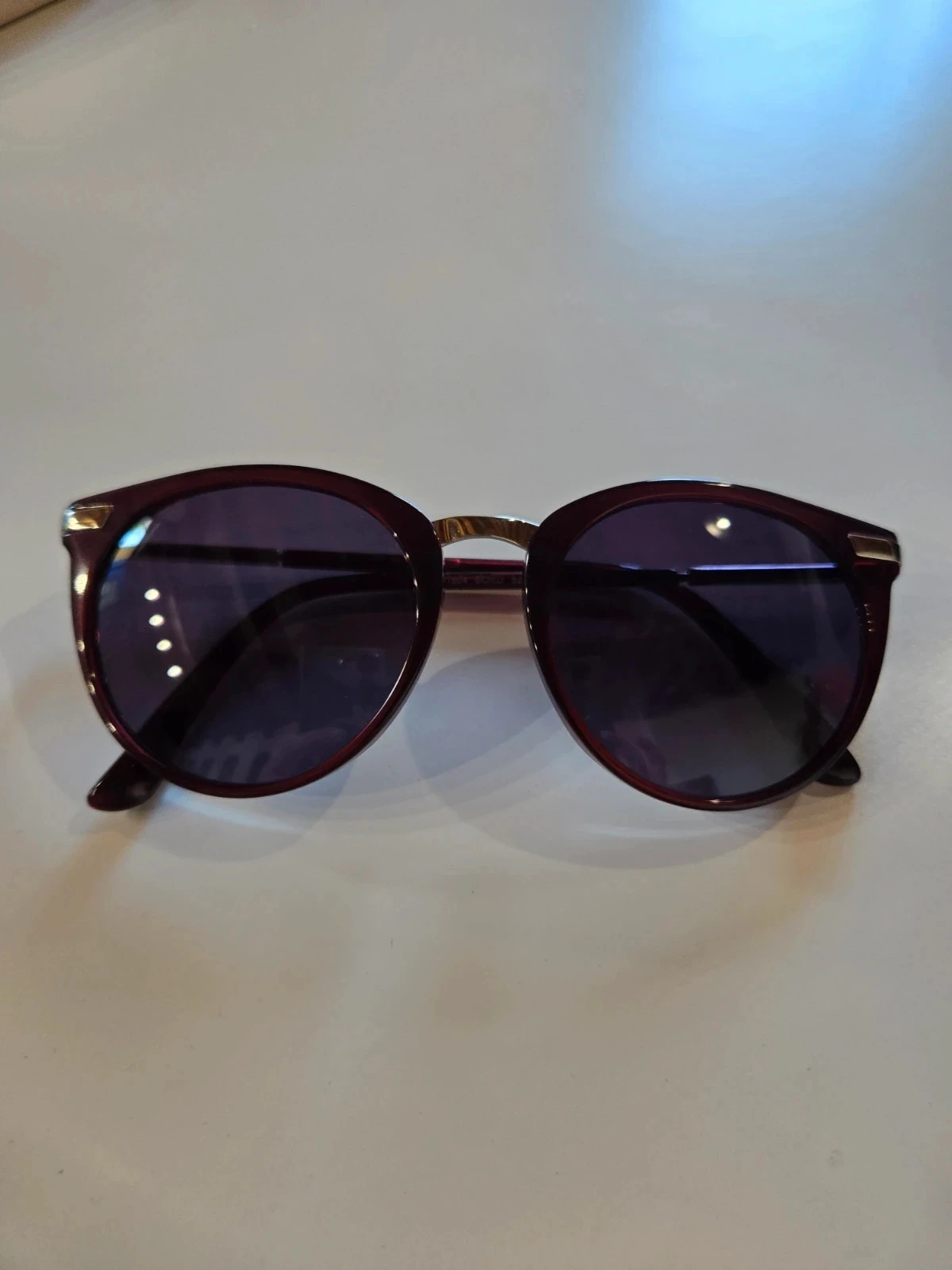 Gafas lukkas doradas y rojas estilo retro pin up vintage categoría 3 – photo 2